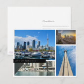 Stad Toronto Briefkaart (Voorkant / Achterkant)