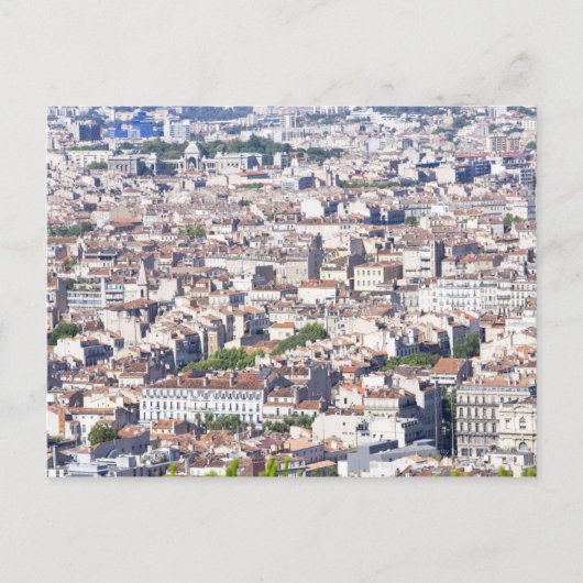 Stad Uitzicht in Marseille Briefkaart (Voorkant)