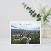 stad vaduz briefkaart (Staand voorkant)