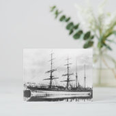 Stad van Adelaide Clipper schip 1800s Briefkaart (Staand voorkant)