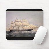 Stad van Adelaide Clipper schip 1800s Muismat (Met muis)