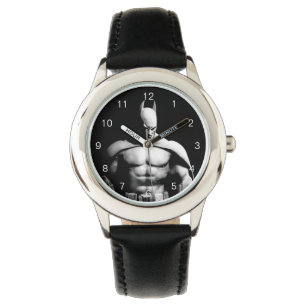 Stad   van Arkham Zwart-witte Breed van Batman Horloge
