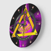 STAD VAN ASCLEPIUS DENTIST-SYMBOOL, Lila Grote Klok (Hoek)