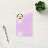 STAD VAN ASCLEPIUS DENTIST-SYMBOOL, lila Post-it® Notes (Kantoor)