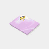 STAD VAN ASCLEPIUS DENTIST-SYMBOOL, lila Post-it® Notes (Schuin)