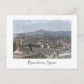 Stad van Barcelona Spanje Cityscape Briefkaart (Voorkant)