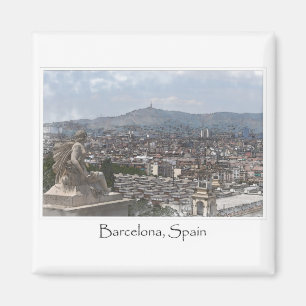 Stad van Barcelona Spanje Cityscape Magneet