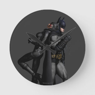 Stad   van Batman Arkham Batman en Catwoman Ronde Klok