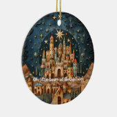 Stad van Bethlehem Gepersonaliseerd Ornament (Rechts)