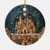 Stad van Bethlehem Gepersonaliseerd Ornament (Voorkant)