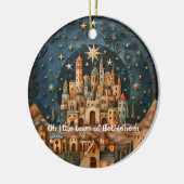 Stad van Bethlehem Gepersonaliseerd Ornament (Links)