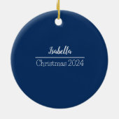 Stad van Bethlehem Gepersonaliseerd Ornament (Achterkant)