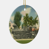 Stad van Bradenton Stoomlocomotief Keramisch Ornament (Rechts)