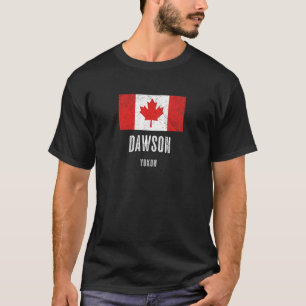 Stad van Dawson - CANADA CANADIAN Flag Novelty Mer T-shirt
