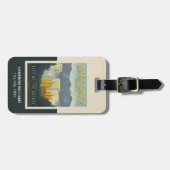 Stad van de heiligen | Salt Lake City, Utah Bagagelabel (Voorkant horizontaal)