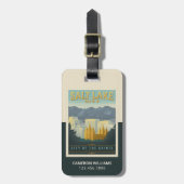 Stad van de heiligen | Salt Lake City, Utah Bagagelabel (Voorkant verticaal)