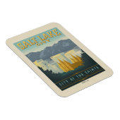 Stad van de heiligen | Salt Lake City, Utah Magneet (Rechterzijde)