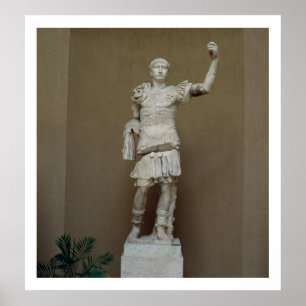 Stad van de keizer Trajan (53-117 AD) (marmer) Poster
