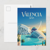 Stad van de Kunsten en Wetenschappen Spanje Briefkaart (Voorkant / Achterkant)