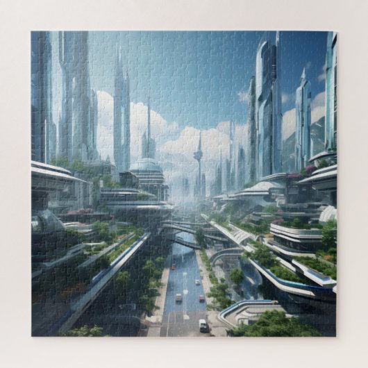 Stad van de Toekomst Legpuzzel (Verticaal)
