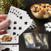 Stad van Dresden bij zonsondergang (Duits Landscha Pokerkaarten (Insitu)