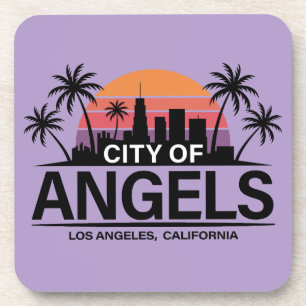 Stad van engelen, Los Angeles, Californië Bier Onderzetter