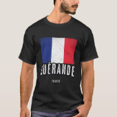Stad van Guã©Rande Frankrijk FR Vlag Drapeau Franã T-shirt (Voorkant)
