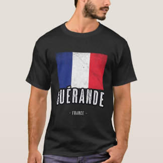 Stad van Guã©Rande Frankrijk FR Vlag Drapeau Franã T-shirt