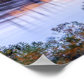 Stad van Indianapolis, Indiana Poster (Hoek)