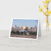 Stad van Jeruzalem, de Koepel van de Rots Kaart (Gele Bloem)