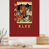 Stad van kerken van Paul Klee Poster (Keuken)