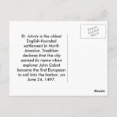 Stad van kleuren briefkaart (Achterkant)