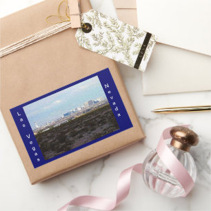 Stad van Las Vegas Rechthoekige Sticker