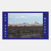 Stad van Las Vegas Rechthoekige Sticker (Voorkant)