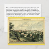 Stad van Levering in 1872 Briefkaart (Voorkant / Achterkant)