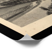 Stad van Lezing PA Pennsylvania Bridge Poster (Hoek)