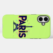 Stad van Licht: Krachtige Parijse typografie kunst Case-Mate iPhone Case (Achterkant (horizontaal))