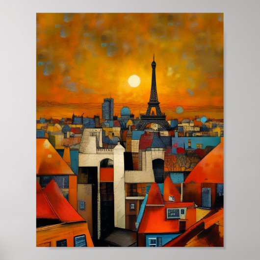 Stad van Liefde Print, Waarde Poster Papier (Matte (Voorkant)