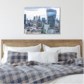 Stad van Londen gebouwen uitzicht canvas print (Insitu (Slaapkamer))