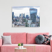 Stad van Londen gebouwen uitzicht canvas print (Insitu (Woonkamer))
