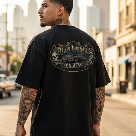 Stad van Los Stilo Califas Back hit T-shirt