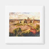 Stad van Pittsburgh Magnet (Voorkant)