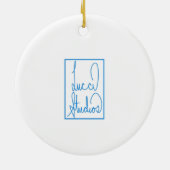 Stad van Richmond Virginia Ornament (Achterkant)