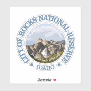 Stad van Rocks NR Sticker