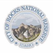 Stad van Rocks NR Sticker (Voorkant)