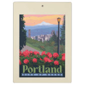 Stad van Roos | Portland, Oregon Klembord (Achterkant)