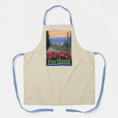 Stad van Roos | Portland, Oregon Schort (Voorkant)