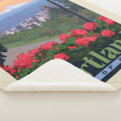 Stad van Roos | Portland, Oregon Sherpa Deken (3/4)