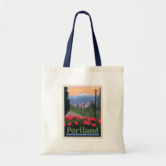 Stad van Roos | Portland, Oregon Tote Bag (Voorkant)