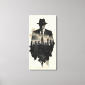 Stad van Schaduwen Canvas Afdruk (Voorkant)